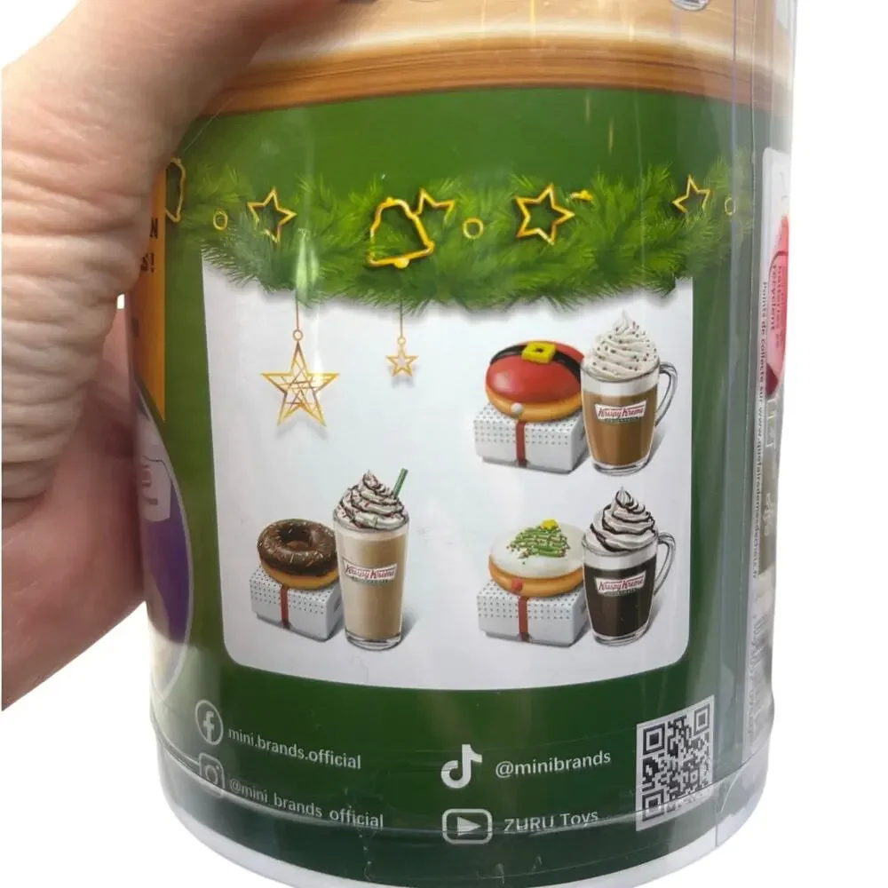 Zuru Mini Brands Krispy Kreme Holiday Create Creation, 2 Blind Pkgs, New, Sealed